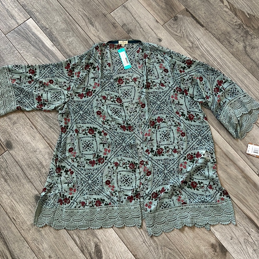 Crochet Cardigan open front
